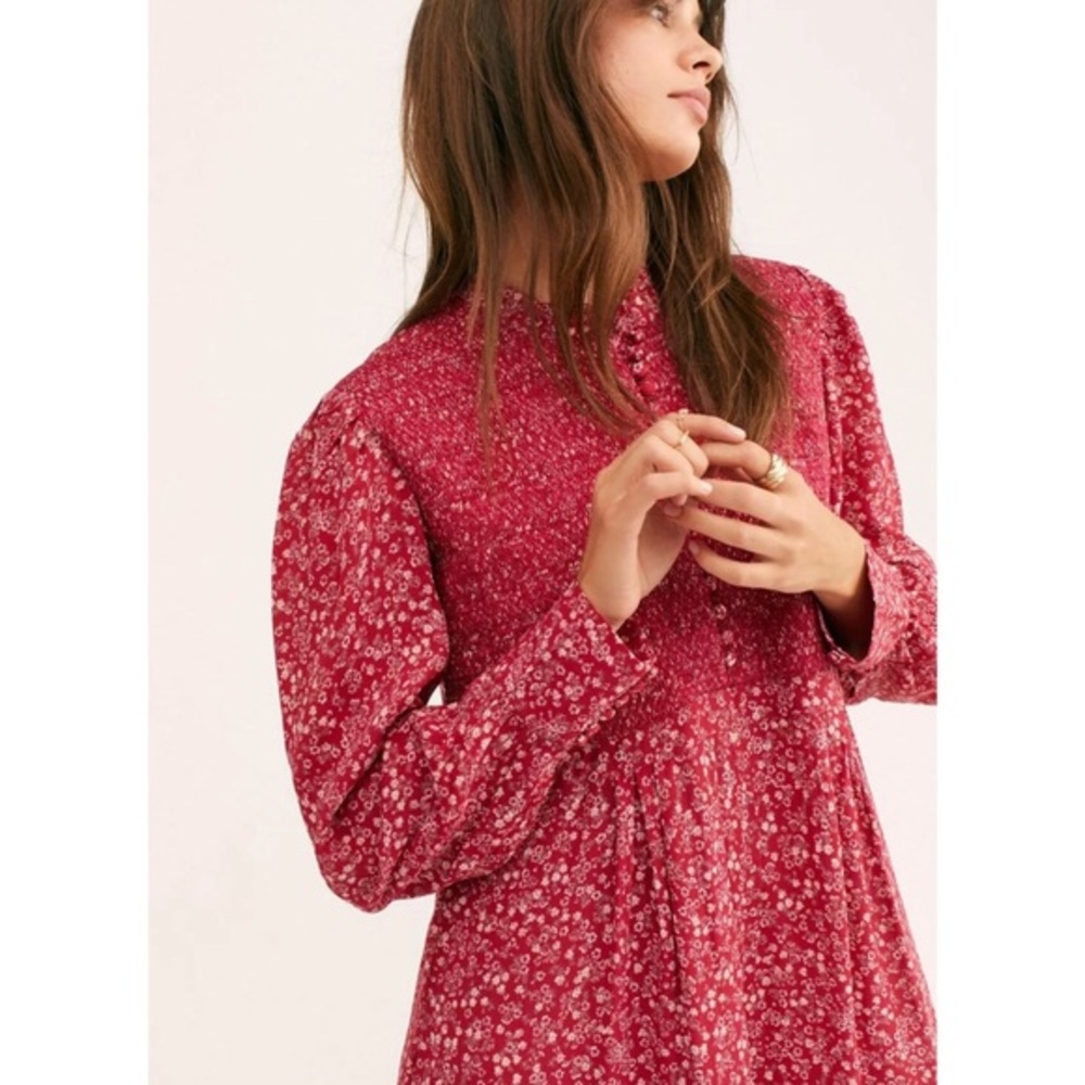 FREE PEOPLE SAINT HELENA SHANGRI PRINTED JUMPSUIT large - Picture 6 of 9